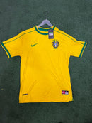 Camisa Seleção Brasileira Retrô 98 Amarela | Tailandesa 1.1