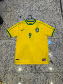 Camisa 9 Retrô Seleção Brasileira 1998 Amarela | Tailandesa 1.1