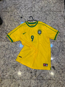 Camisa 9 Retrô Seleção Brasileira 1998 Amarela | Tailandesa 1.1