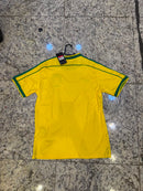 Camisa Brasil 1998 Modelo Retrô Lisa Amarela | Tailandesa 1.1