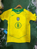 Camisa Retrô Brasil Kaká 2002 | Tailandesa 1.1