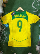 Camisa Retrô Brasil Ronaldo 2002 | Tailandesa 1.1
