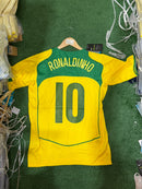 Camisa Retrô Brasil Ronaldinho 2002 | Tailandesa 1.1