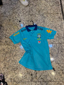 Camiseta De Treino Seleção Brasileira Guaraná Cor Azul Celeste | Tailandesa 1.1 Premium