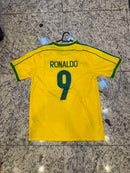 Camisa 9 Retrô Seleção Brasileira 1998 Amarela | Tailandesa 1.1